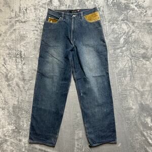 draft: Johnny Blaze Bootcut Jeans Men's Size 34 Blue Denim